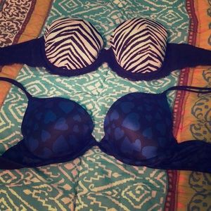 2 Victoria’s Secret push up braws